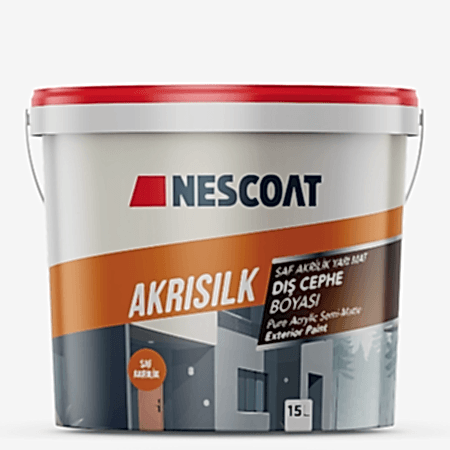 AKRISILK
Saf Akrilik, Yarı Mat Dış Cephe Boyası