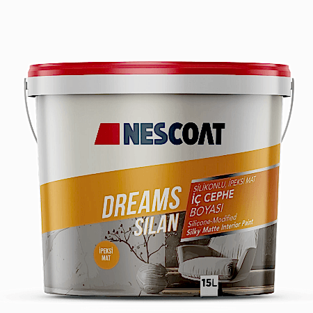 DREAMS SILAN
Silikonlu, İpeksi Mat İç Cephe Boyası