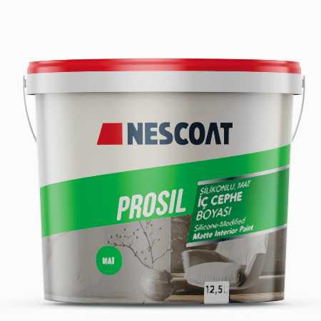 PROSIL
Silikonlu, Mat İç Cephe Boyası